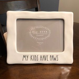 Rae Dunn 5x7 my kids have paws Frame